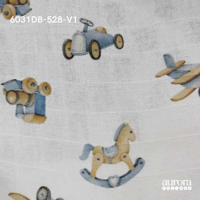 Fraldas Mini Quadriculadas Estampas Digitais - Coleção Brinquedos