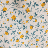 Tecido Linho com Algodão - Coleção Artesanato - Estampa Mini Rosas