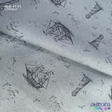 484E - Cotton Linen - Linho com Algodão - Farol e Barco
