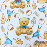 Tecido Flanela Digital -  Estampa Ursos