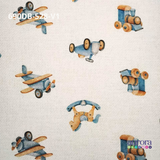 Tecido Flanela Digital - Estampas Brinquedos