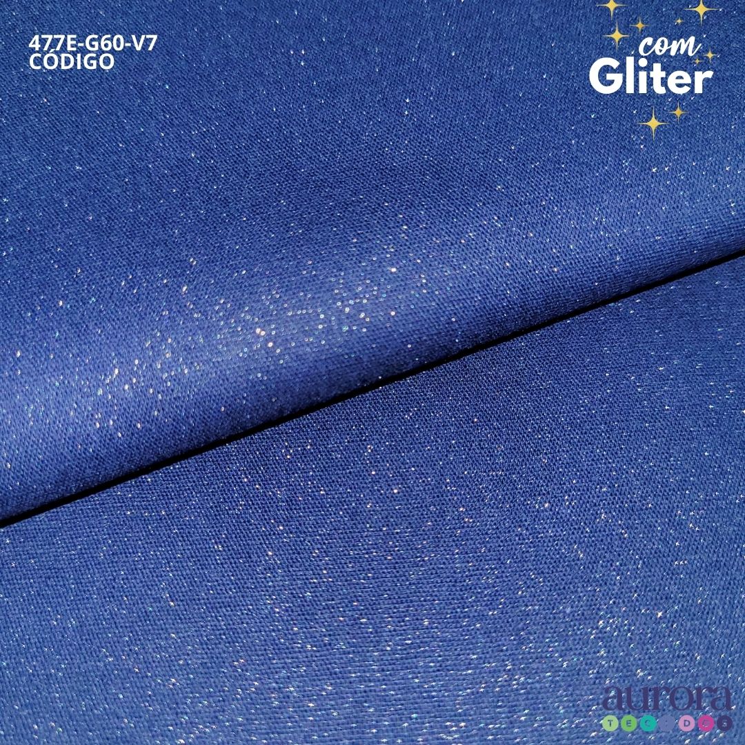 Tricoline Modena 100% Algodão- Liso c/ Gliter Prata