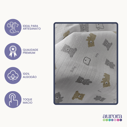 Fraldas Vichy Estreita estampadas