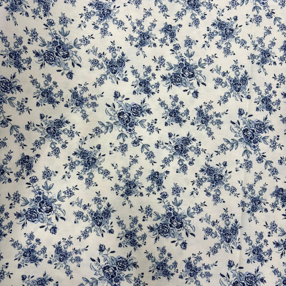 Tricoline Modena 100% Algodão - Bella Cucina - Floral