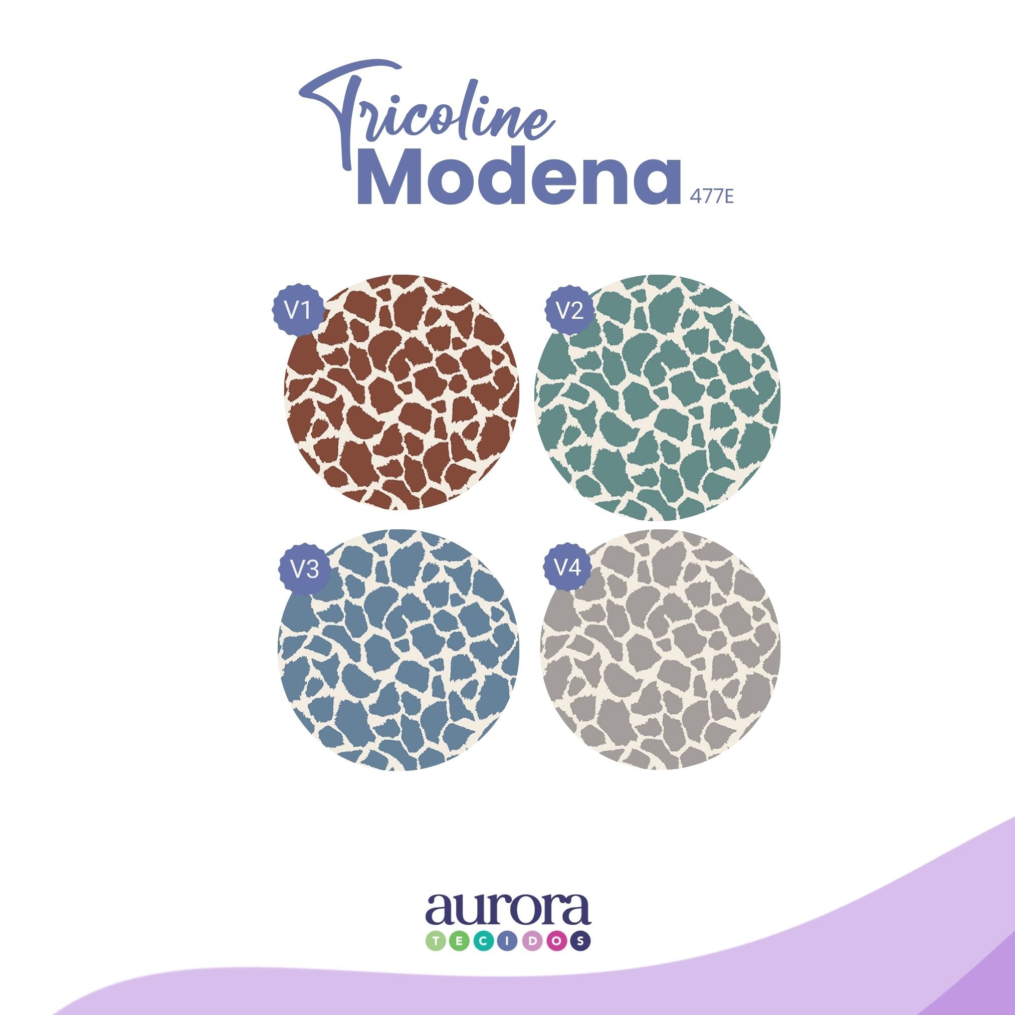 Tricoline Modena 100% Algodão - Bella Cucina - Onça