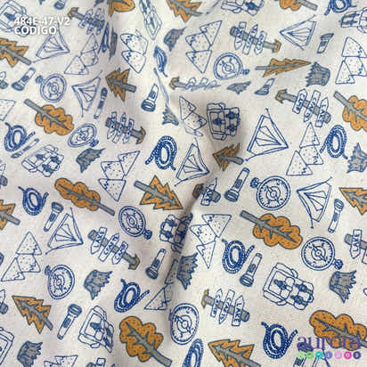 484E - Cotton Linen - Linho com Algodão - Floresta