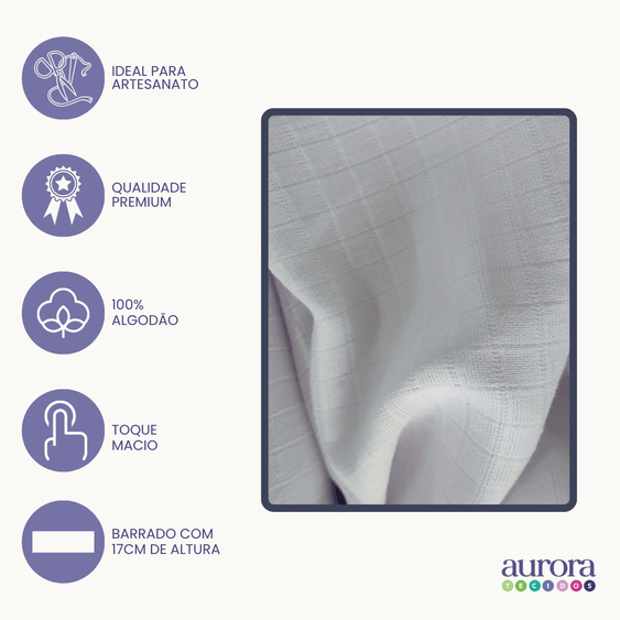 Fralda  Vichy  Estreita 0,75m