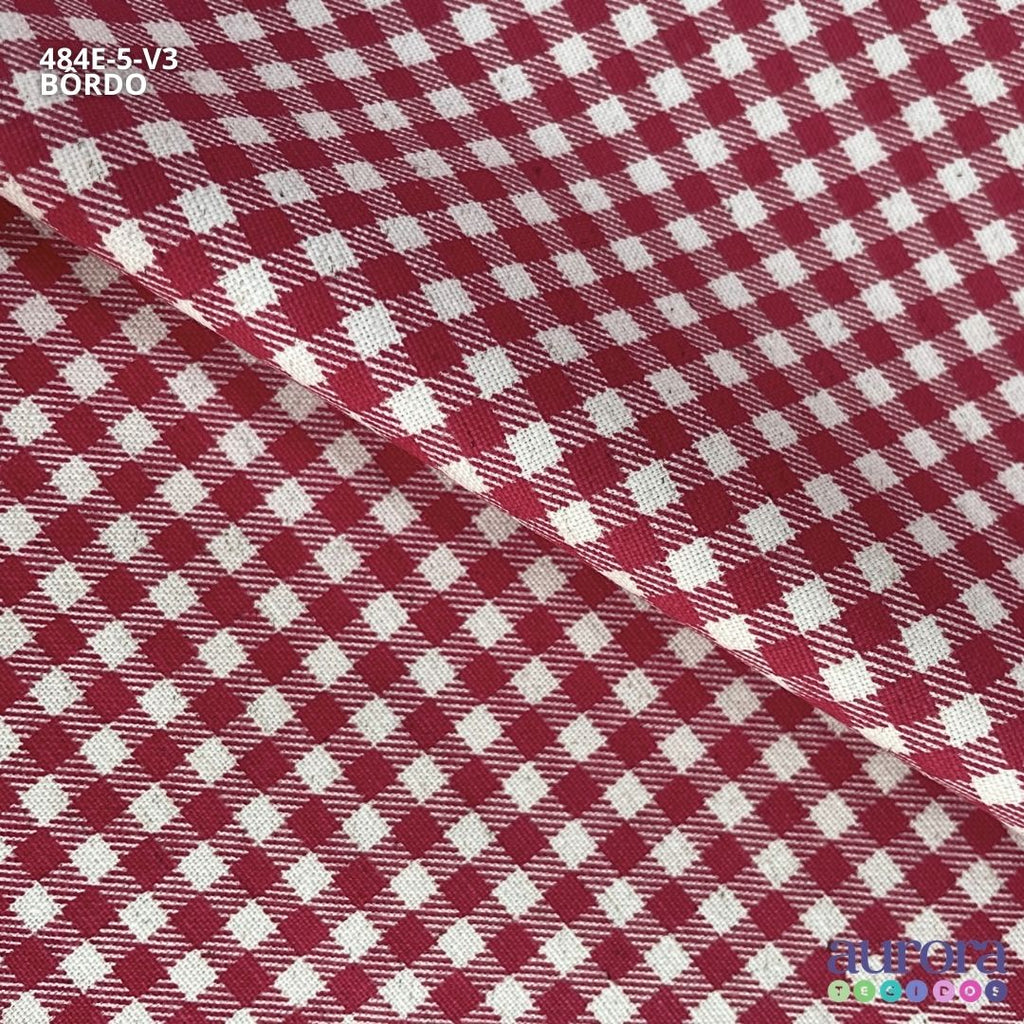 Cotton Linen - Linho com Algodão Estampa Xadrez Vichy