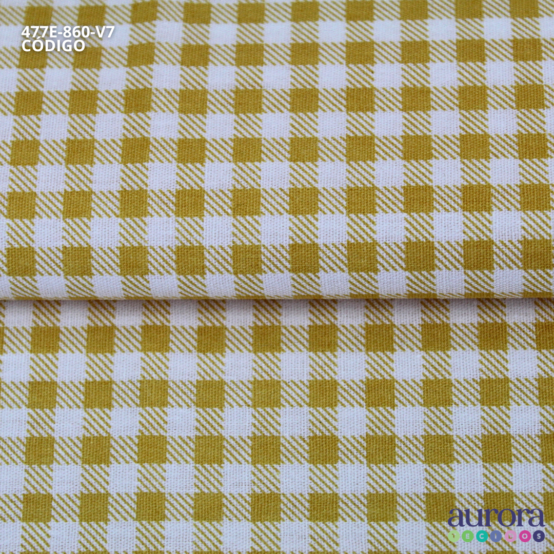 Tricoline Modena 100% Algodão - Xadrez Vichy