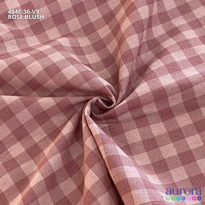 Cotton Linen - Linho com Algodão - Estampa  Xadrez