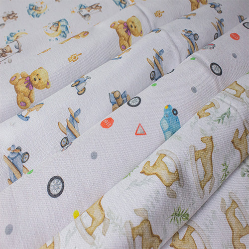 Tecido Flanela - Coleção Brinquedos