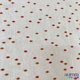Cotton Linen - Linho com Algodão - Mini Folhas Entardecer