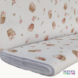 Tecido Flanela Digital  Estampa Flores