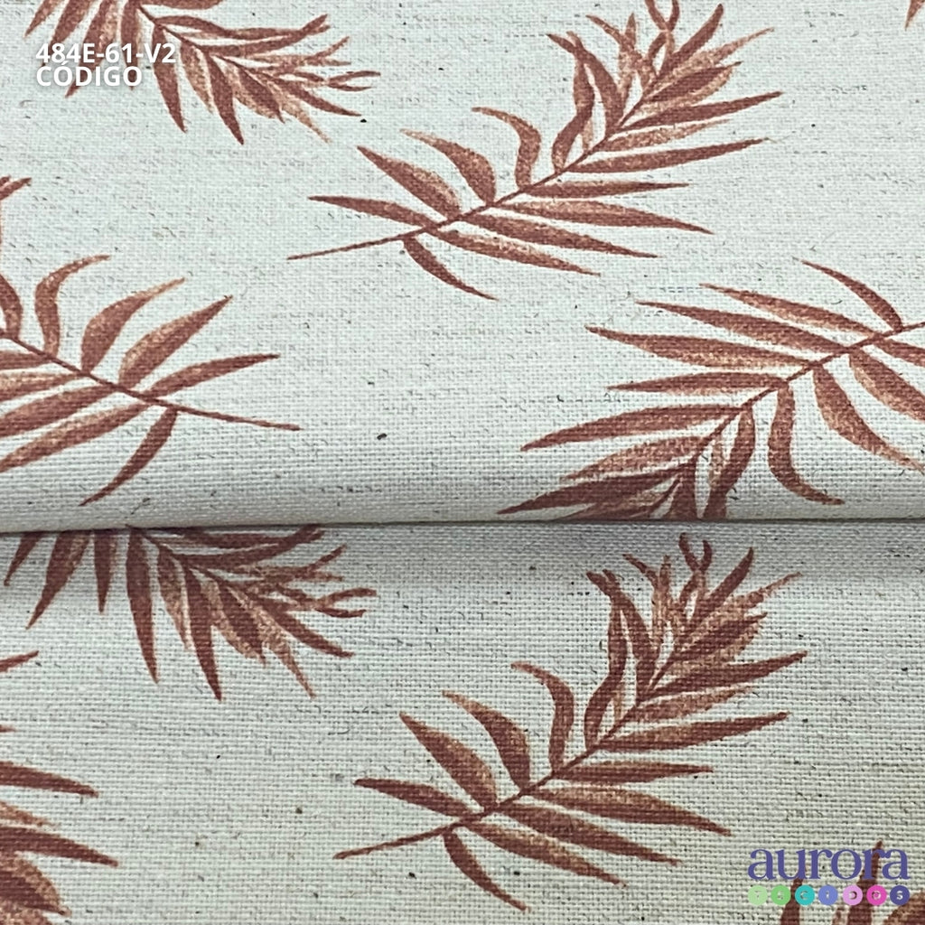 Cotton Linen - Linho com Algodão - Estampa Raminhos