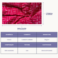 Tricoline Estampada - Coleção Utensílios De Cozinha