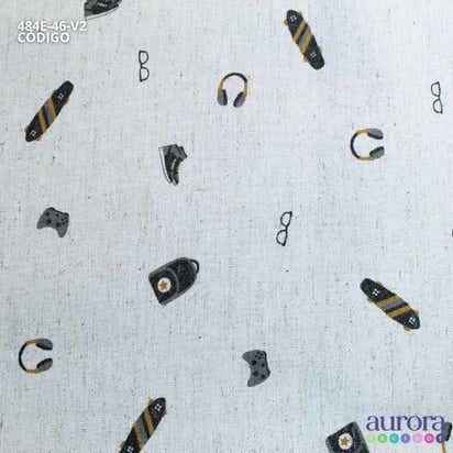 484E - Cotton Linen - Linho com Algodão - Game e Skate