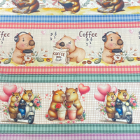 Tricoline Digital - Coleção Capivara