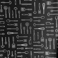 Tricoline Estampada - Coleção Utensílios De Cozinha