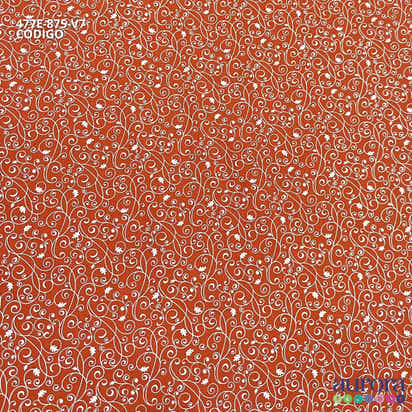 Tricoline Modena 100% Algodão - Bella Cucina Mini Flores