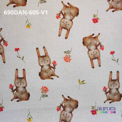 Tecido Flanela Digital -Estampas Animais