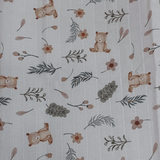 Fraldas Mini Quadriculadas Estampas Digitais - Coleção Ursos