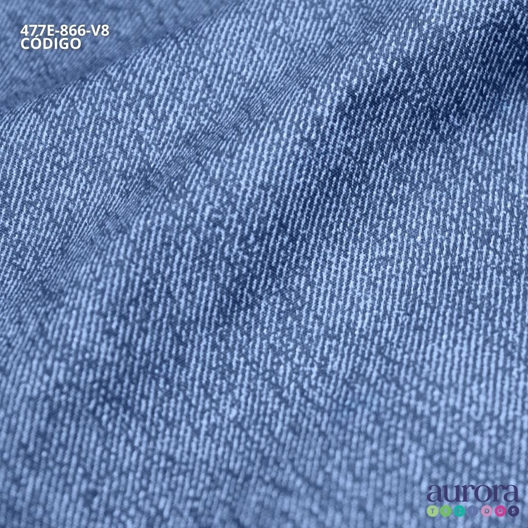 Tricoline Modena 100% Algodão - Jeans