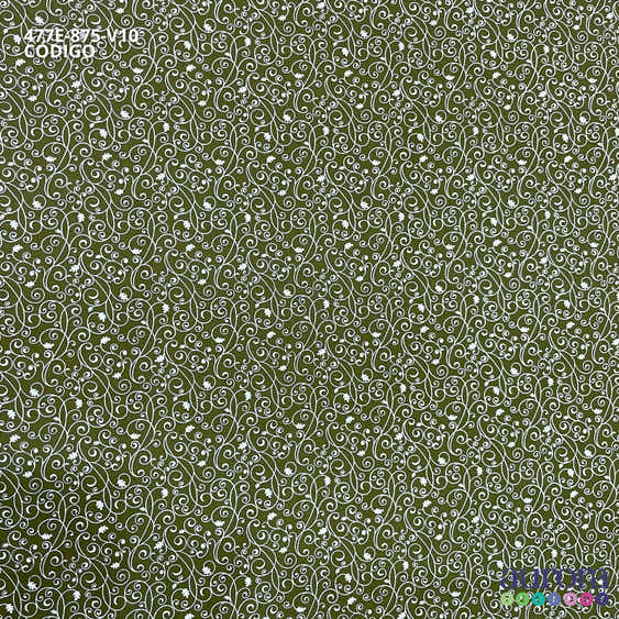 Tricoline Modena 100% Algodão - Bella Cucina Mini Flores