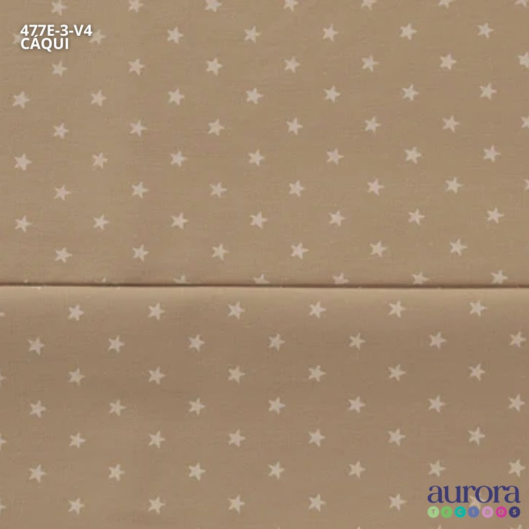 Tricoline Modena 100% Algodão - Estrela