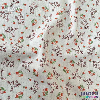 Cotton Linen - Linho com Algodão - Bambi Entardecer