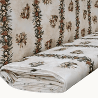 Tricoline Digital 100% Algodão - Coleção Natal - Estampa Guirlanda de Natal