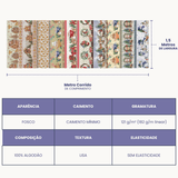 Tricoline Digital 100% Algodão - Coleção Natal - Barrado Biscoitos De Natal