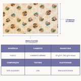 Tricoline Digital 100% Algodão - Coleção Tenha Fé