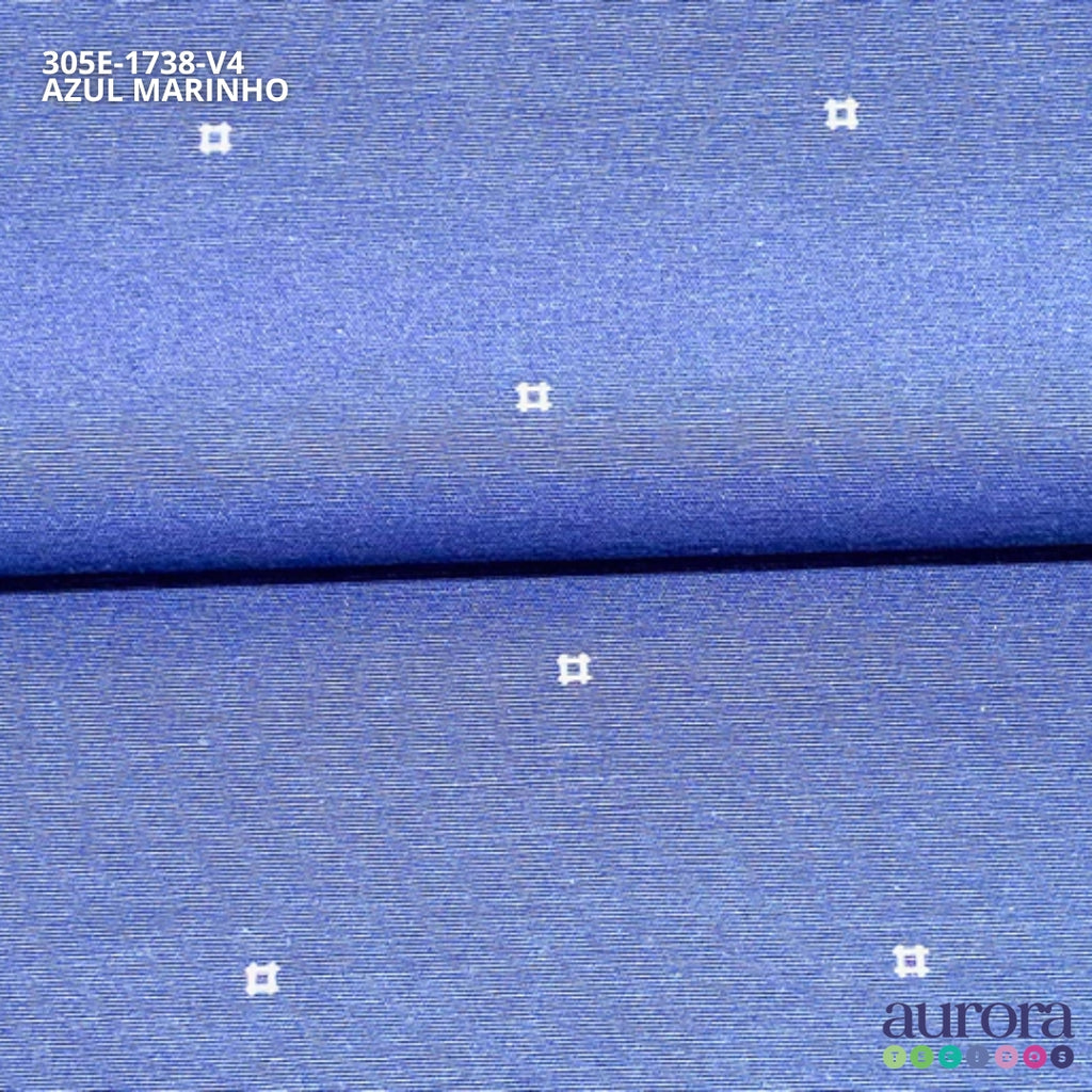 Tricoline - Camisaria Estampa Geométrico Quadrados Alternados Estilo e Versatilidade