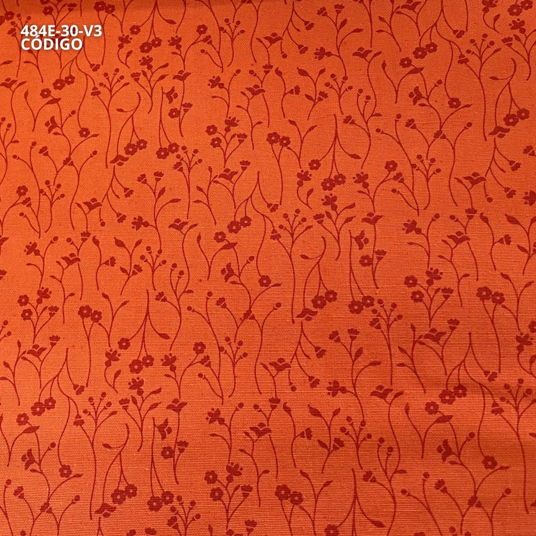 Cotton Linen - Linho com Algodão - Estampa Folhagem II