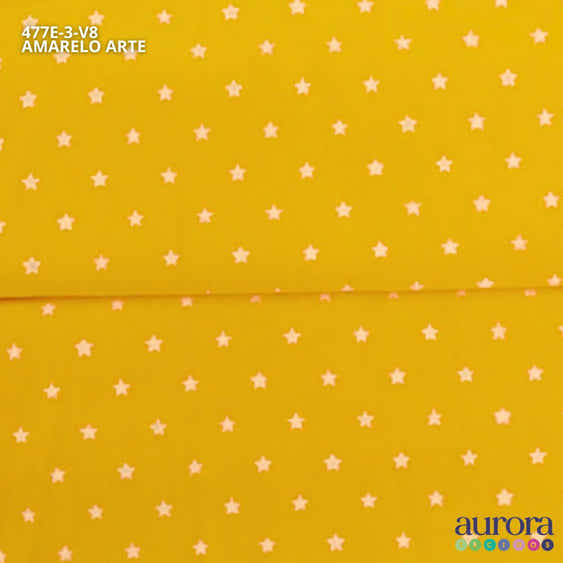 Tricoline Modena 100% Algodão - Estrela