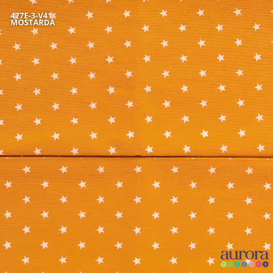 Tricoline Modena 100% Algodão - Estrela