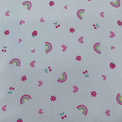 Fraldas Vichy Estreita Estampas Variadas