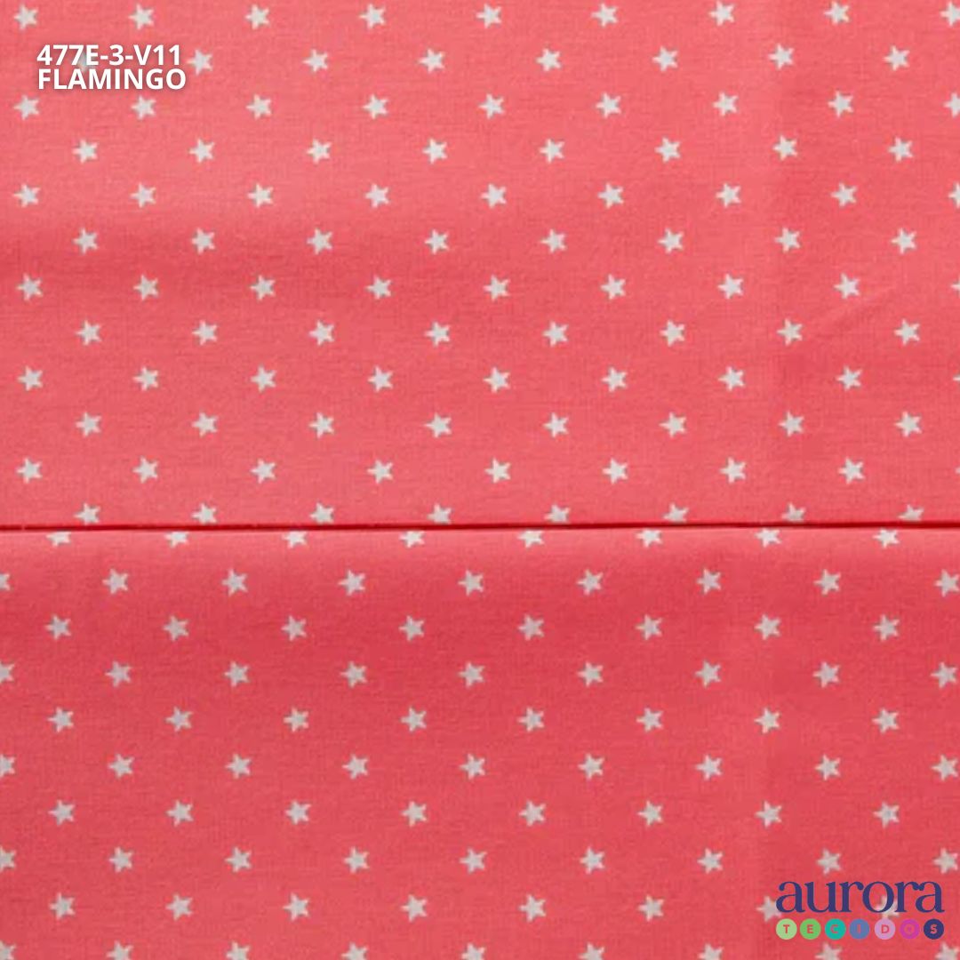 Tricoline Modena 100% Algodão - Estrela