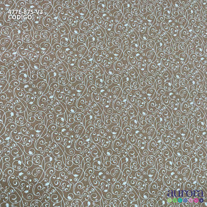 Tricoline Modena 100% Algodão - Bella Cucina Mini Flores