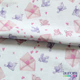 Fralda Mini Quadriculada Digital 2x2 Estampada - Pássaros