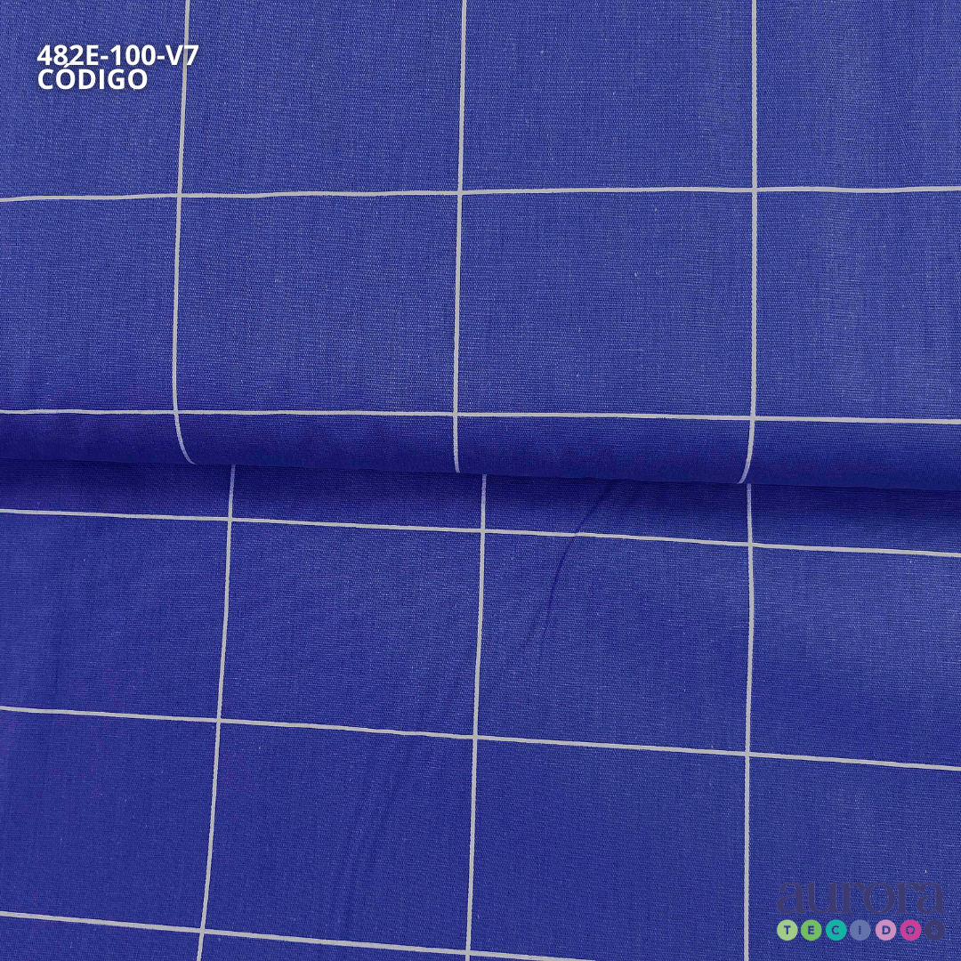 Tricoline Bellagio 170 fios - Quadriculado 9x9