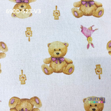 Tecido Flanela Digital -  Estampa Ursos