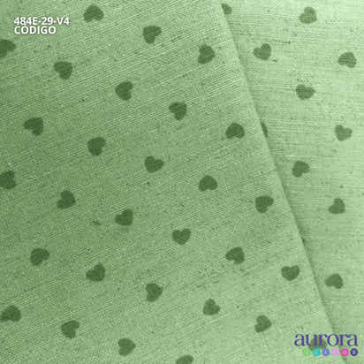 Cotton Linen - Linho com Algodão - Coração