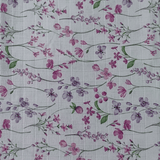 Fraldas Mini Quadriculada Estampas Digitais Floridas