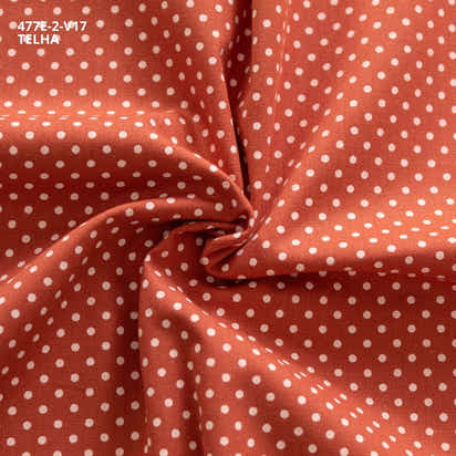 Tricoline Modena 100% Algodão - Poá Pequeno