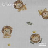 Fraldas Mini Quadriculadas Estampas  Digitais - Coleção Animais