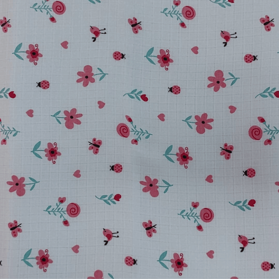 Fraldas Vichy Estreita Estampas Variadas