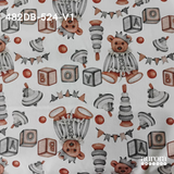 Tecidos Tricoline 100% Algodão Coleção Baby Estampa Brinquedos