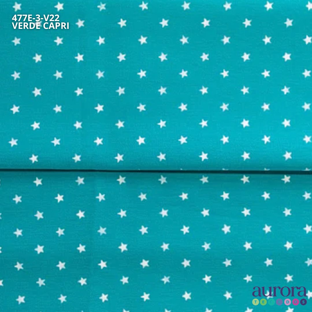 Tricoline Modena 100% Algodão - Estrela