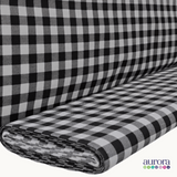 Tecido Linho Misto com Algodão - Estampa Xadrez